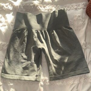 NVGTN High-Waisted Green Shorts